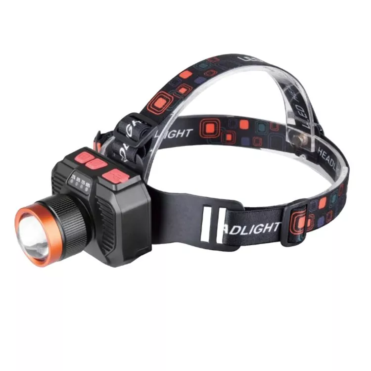 Lampu Depan Laser Putih 20W Bateri Dwi 18650 Boleh Dicas Semula