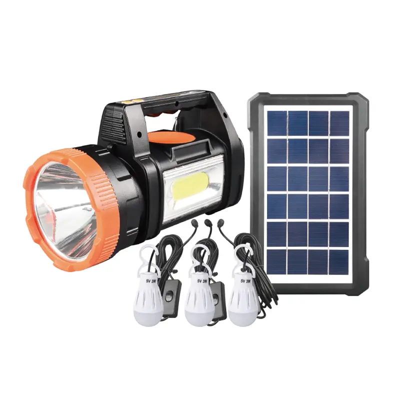 Kit Lampu Sorot Suria Boleh Dicas Semula COB 30W